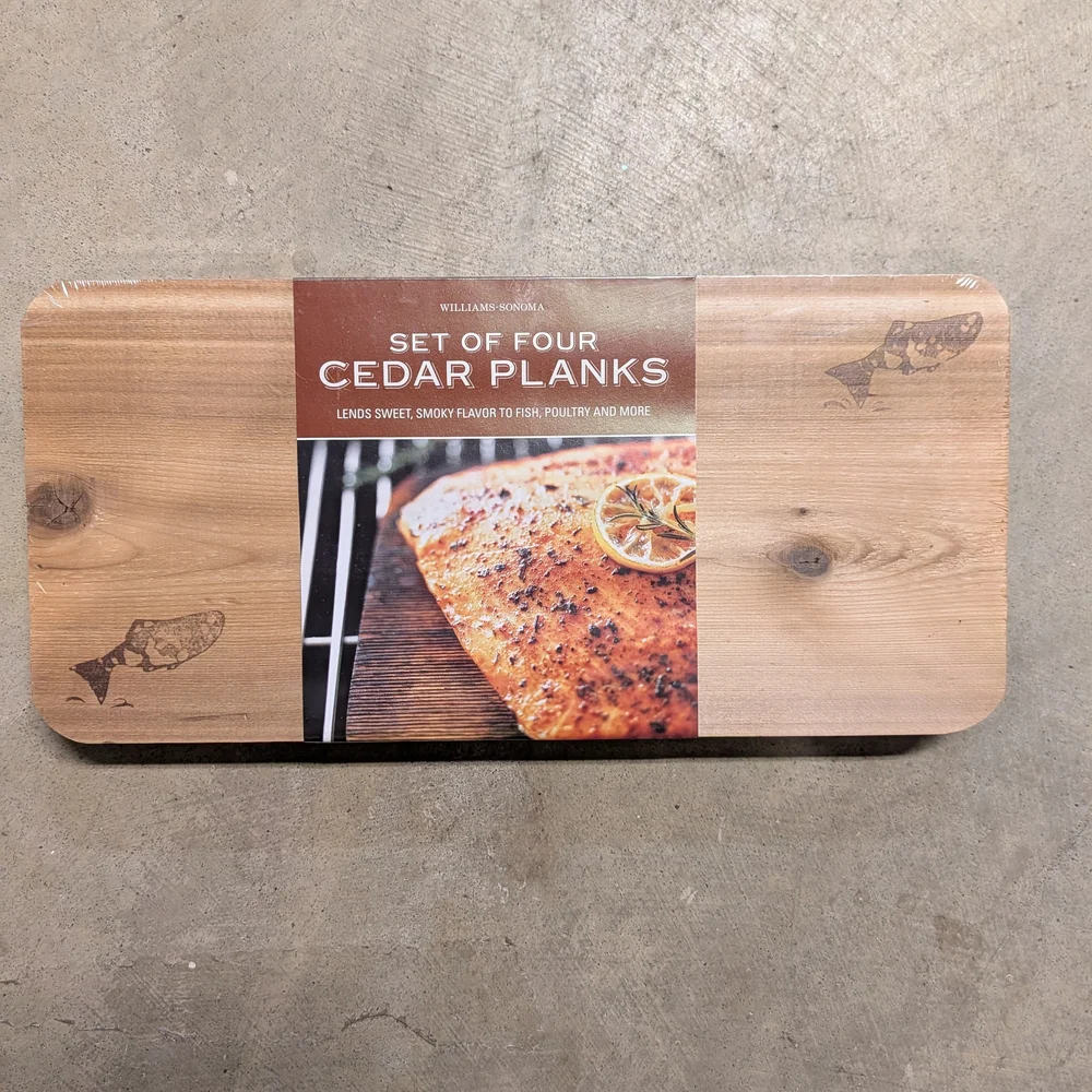 WILLIAMS-SONOMA cedar planks set for grilling (P5)